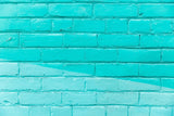 Turquoise Brick Wall Texture Photography Backdrop IBD-24287