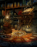 Festival Backdrops Halloween Backdrops Weird Magic Wizard Pharmacy IBD-P19047
